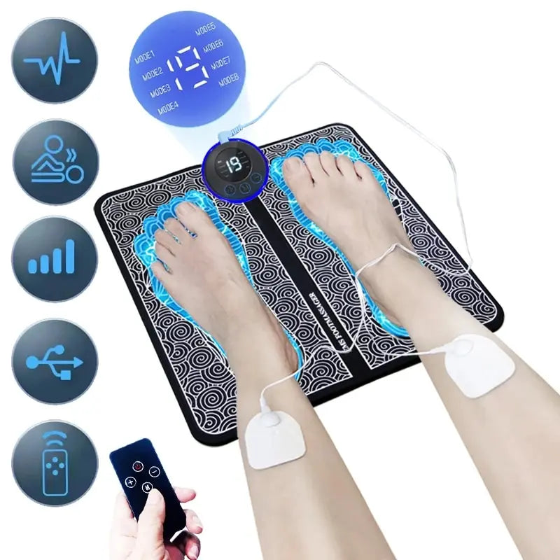 Electric Foot Massager Stimulation Pad