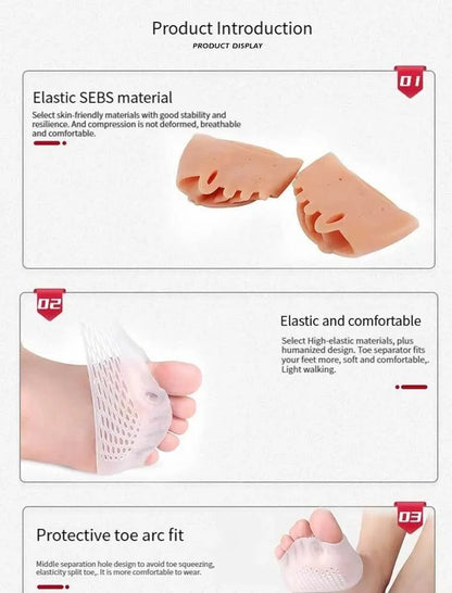 Orthopedic Silicone Forefoot Pads