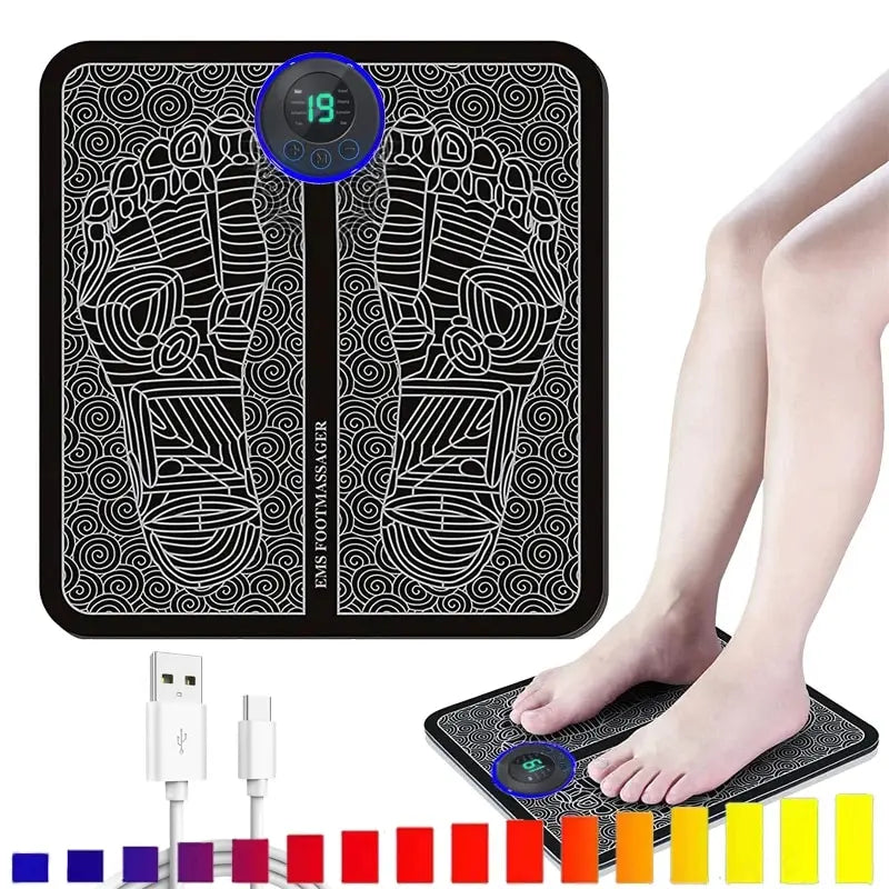Electric Foot Massager Stimulation Pad